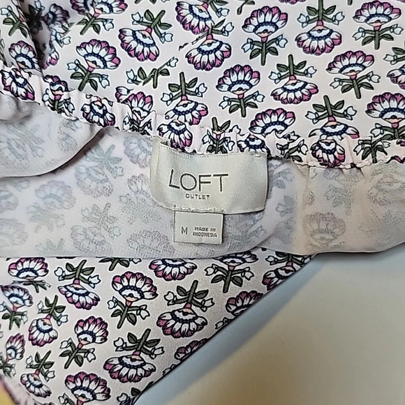 Loft Tank Blouse Sz Med -  Very Pretty - Picture 10 of 10